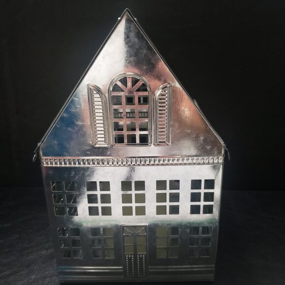 Hallmark Silver Metal Light Up Flame-less Candle Christmas Decor - Picture 8 of 8